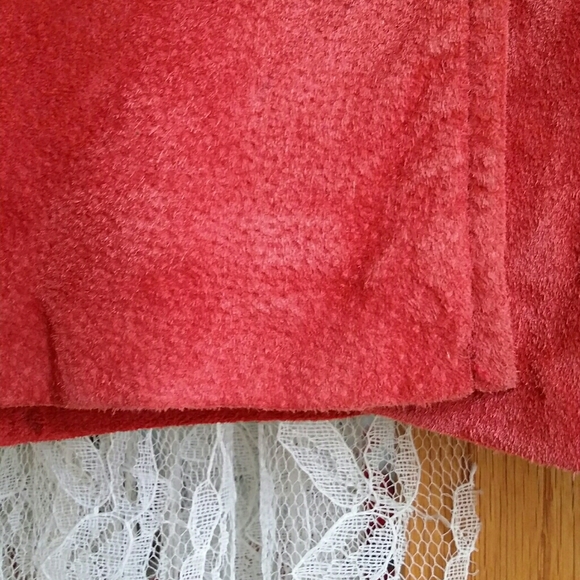 Relativity Red Suede Jacket XL - Picture 6 of 6